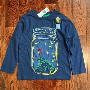 Blue Baby Gap Long Sleeve Graphic T-shirt